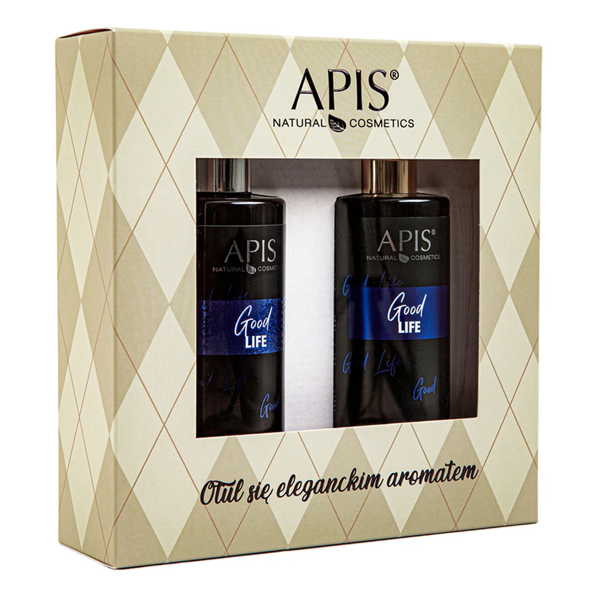 Apis Good Life Zestaw nawilżający balsam do ciała 300ml + nawilżający żel do mycia ciała 300ml