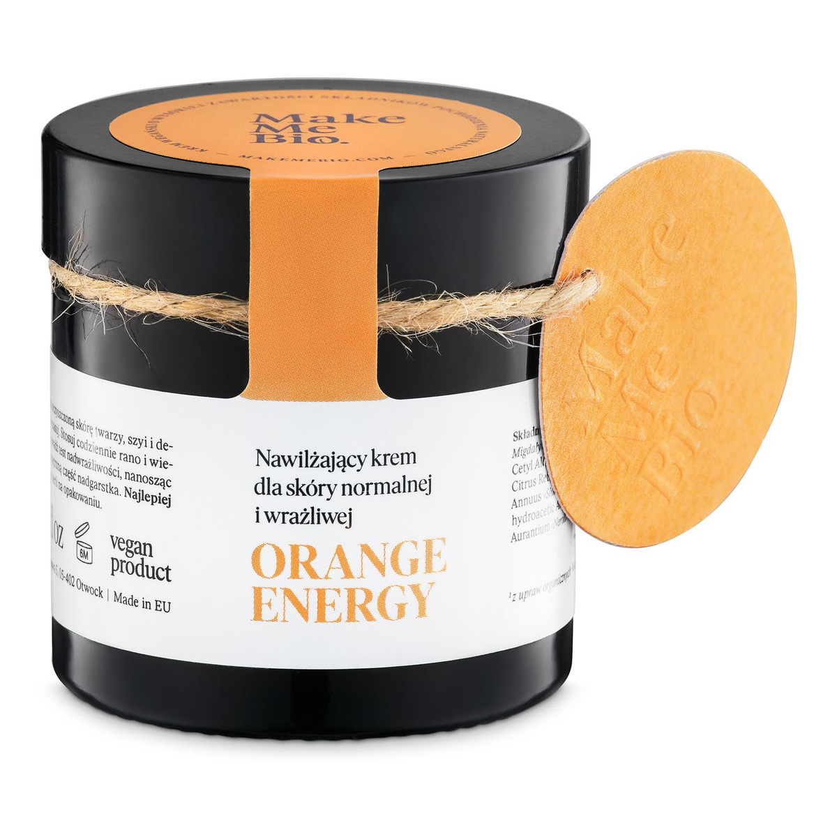 Make Me Bio Orange Energy Nawilżający Krem Dla Skóry Normalnej i Wrażliwej 60ml