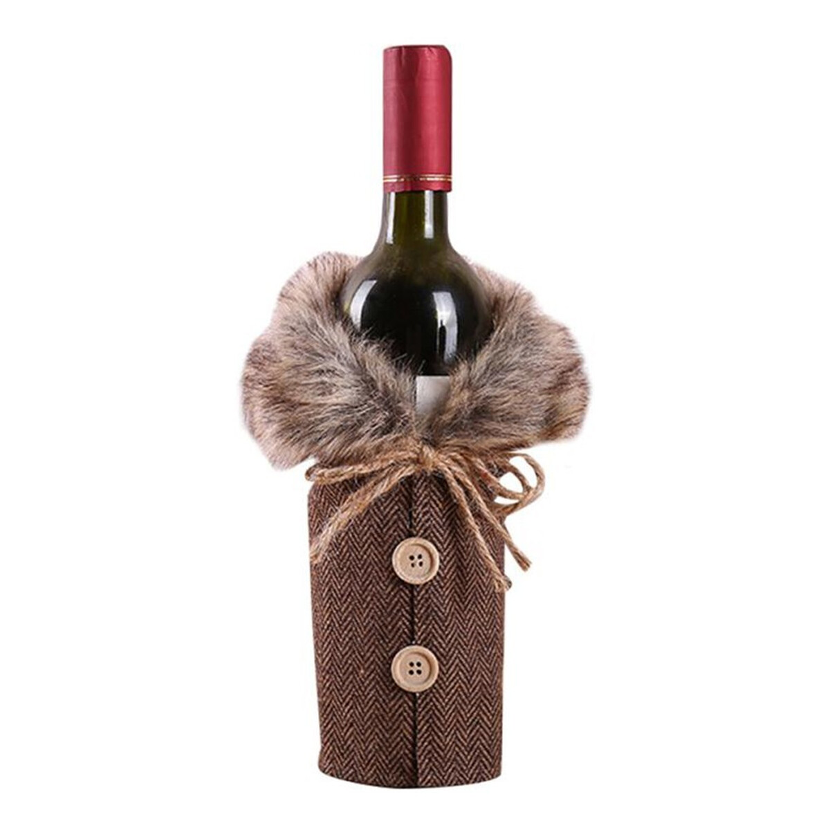 Ecarla Pokrowiec na butelkę świąteczny