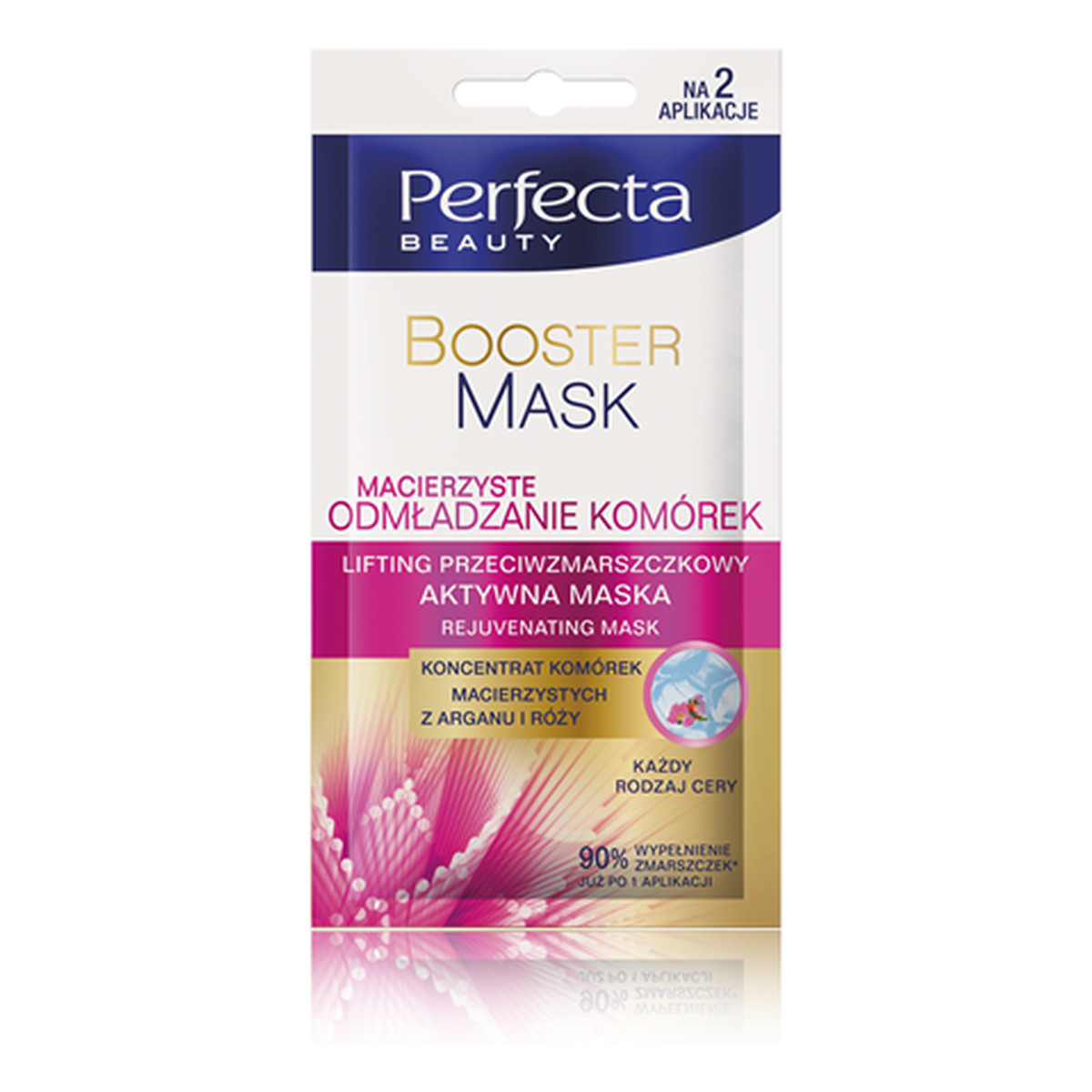 Perfecta Beauty Booster Mask Macierzyste Odmładzanie Komórek Lifting Przeciwzmarszczkowy
