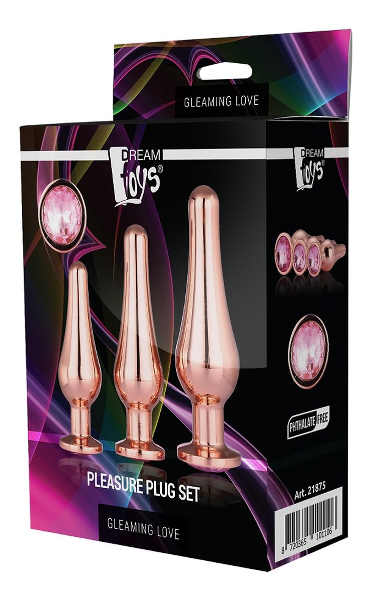 Zestaw korków analnych 3szt.