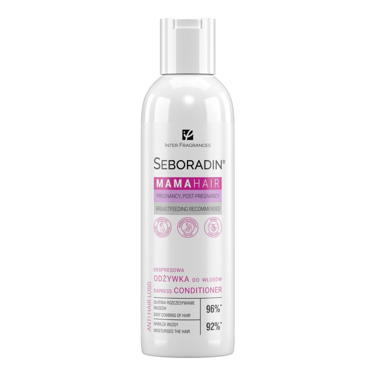 Seboradin Mama Hair ekspresowa odżywka do włosów dla kobiet w ciąży i w okresie okołoporodowym 200ml