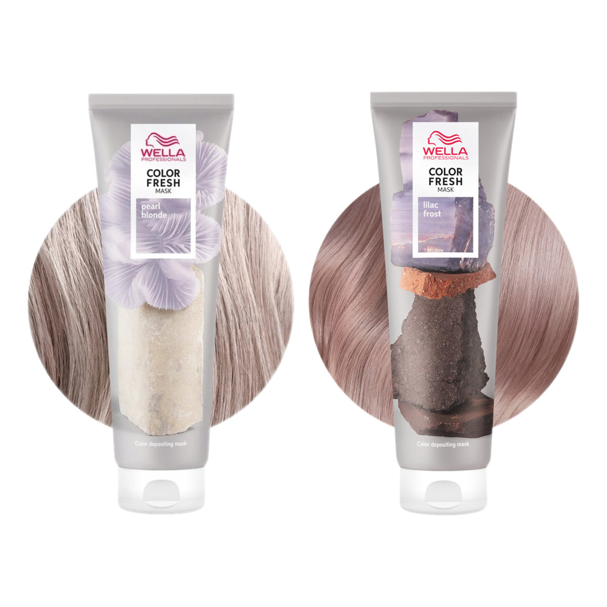 Wella Professionals Color Fresh Mask Odżywcza maska koloryzująca Pearl Blonde + Lilac Frost 2x150ml