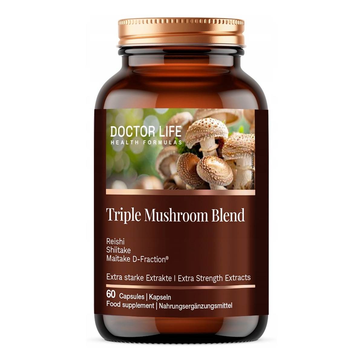 Doctor Life Triple mushroom blend suplement diety 60 kapsułek