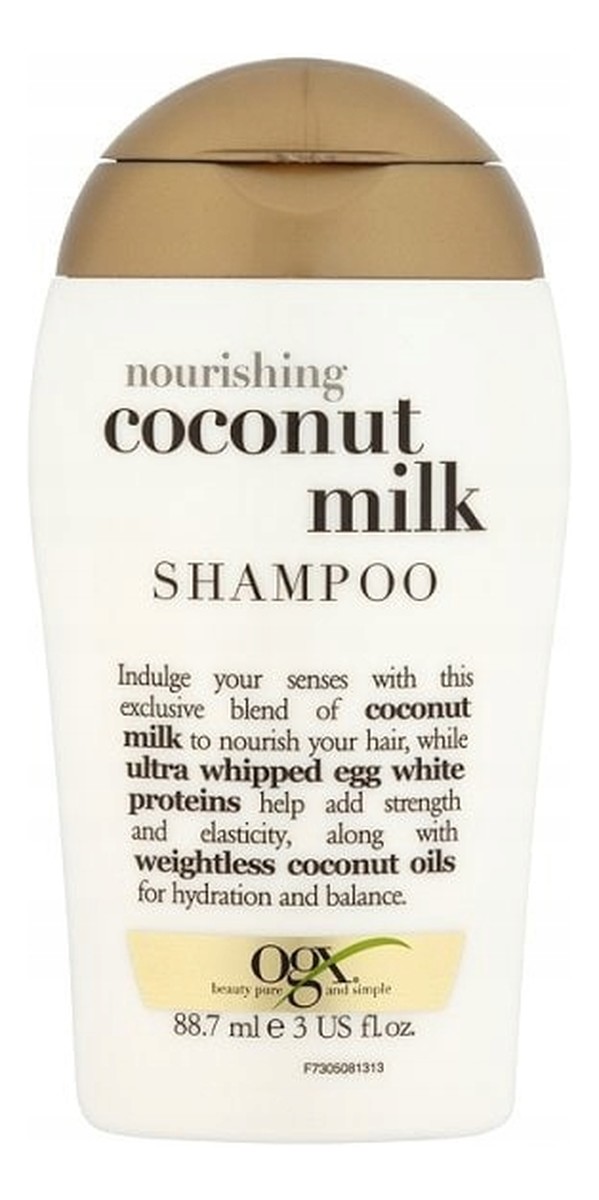Nourishing + coconut milk shampoo nawilżający szampon z mleczkiem kokosowym 88.