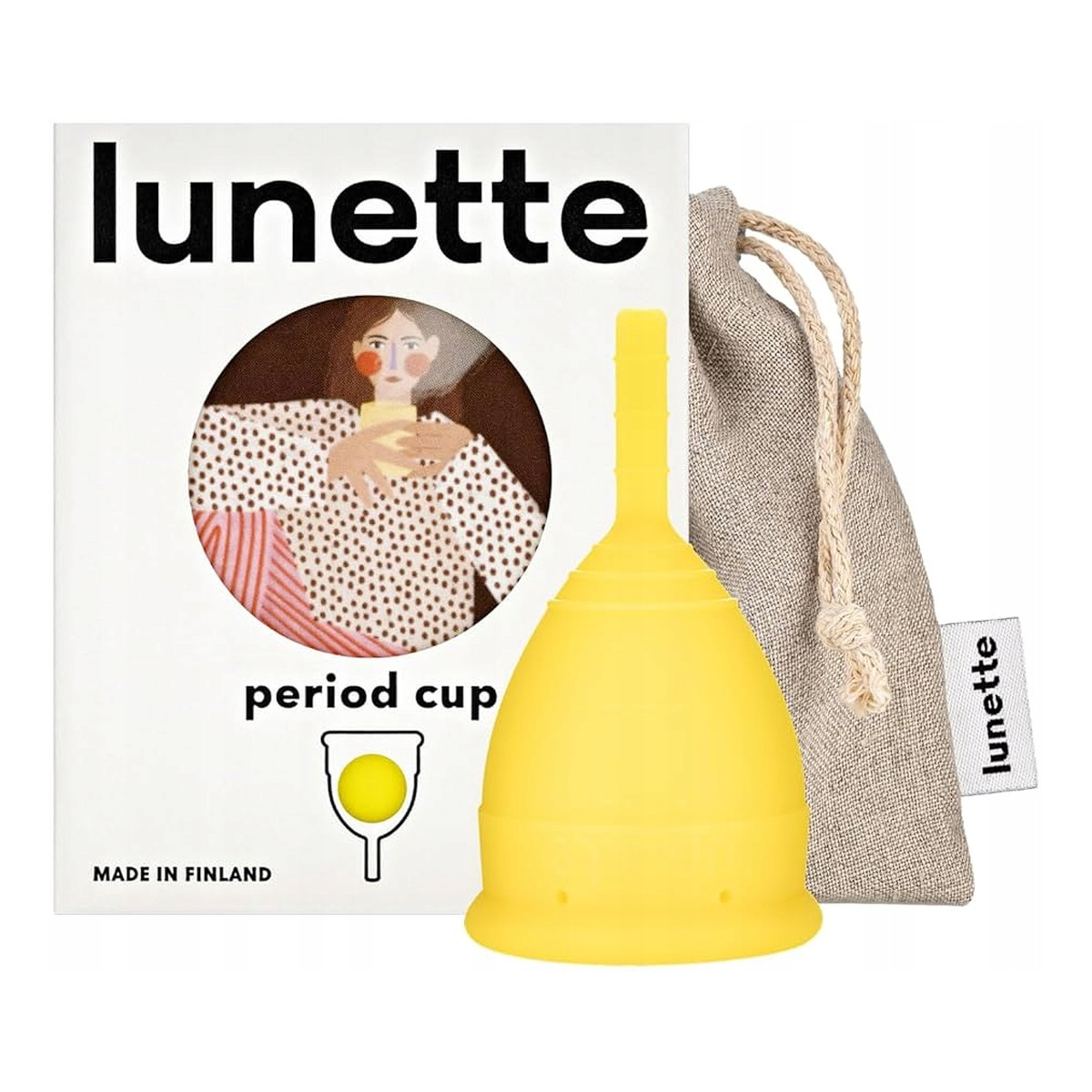 Lunette Period Cup kubeczek menstruacyjny 41mm Żółty
