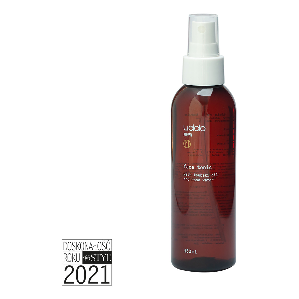 Uddo Tonik do twarzy z olejem tsubaki i wodą różaną 150ml