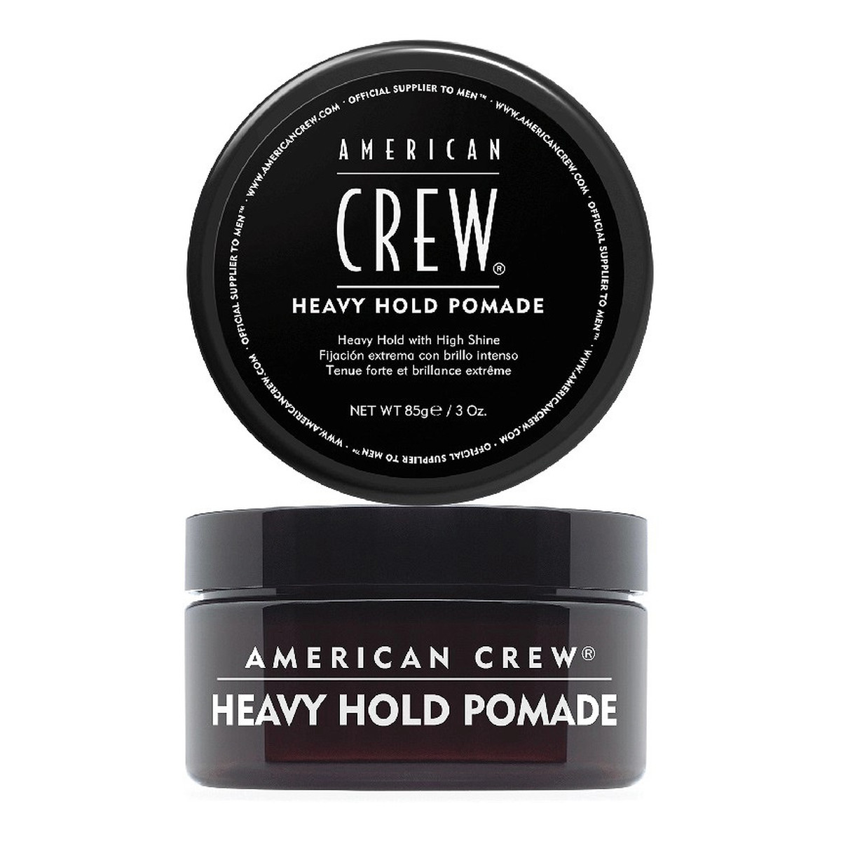 American Crew Heavy Hold Pomade Woskowa Pomada na Bazie Wody Bardzo Mocna 85g