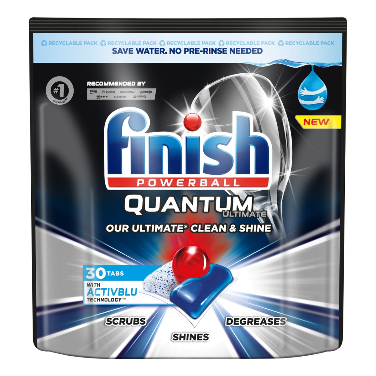 Finish Quantum ultimate kapsułki do zmywarki 30szt regular