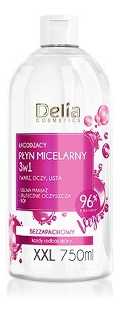 Cosmetics łagodzący płyn micelarny 3w1 xxl