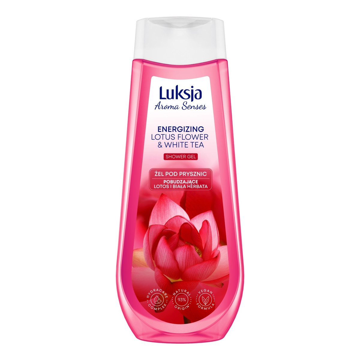 Luksja Aroma Senses Pobudzający Żel pod prysznic-lotos i biała herbata 500ml