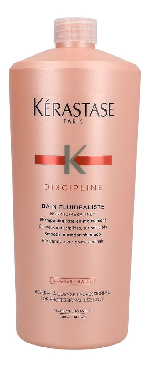Discipline bain fluidealiste smooth-in-motion shampoo dyscyplinujący szampon do włosów bardzo zniszczonych