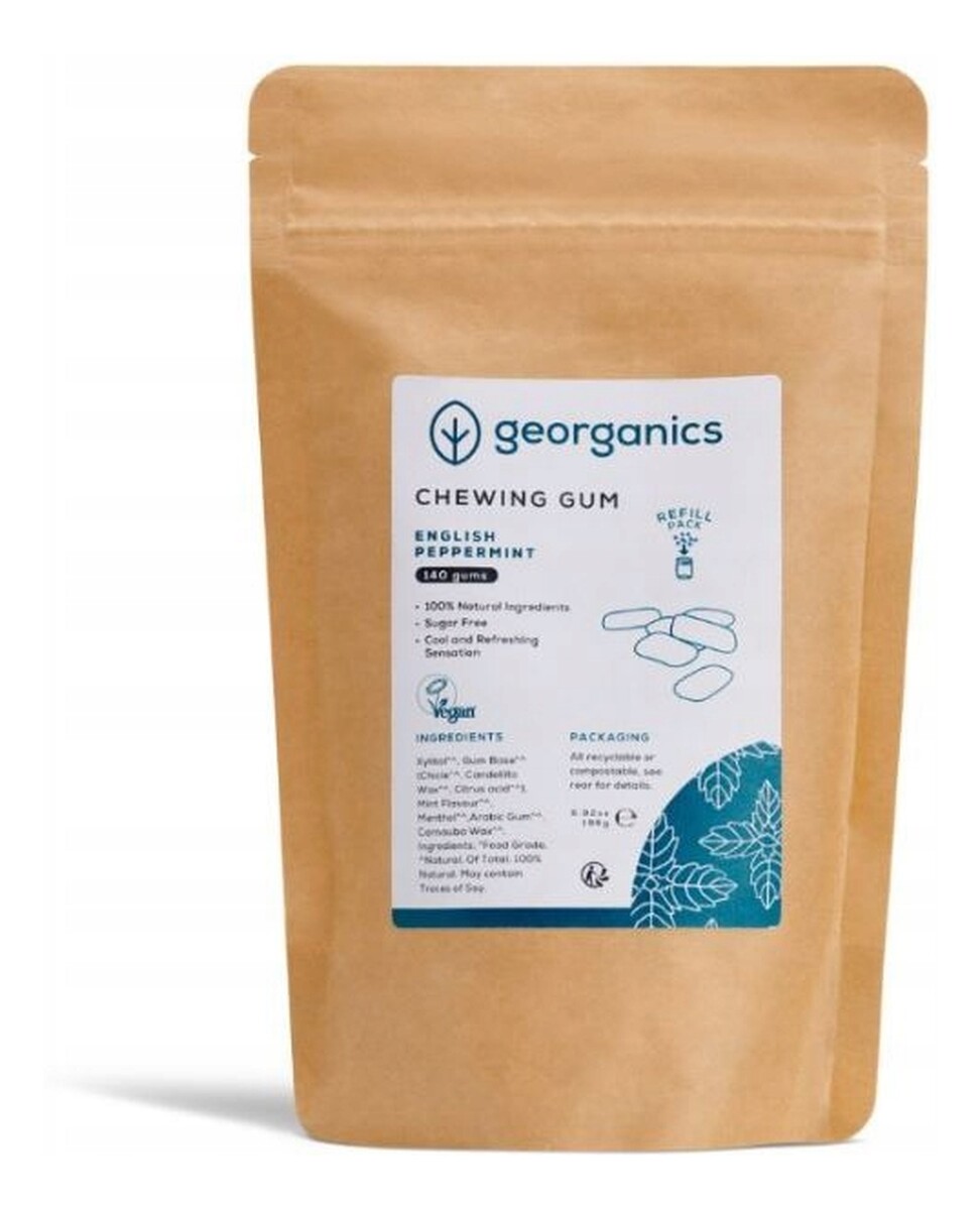 Naturalna guma do żucia Mięta pieprzowa