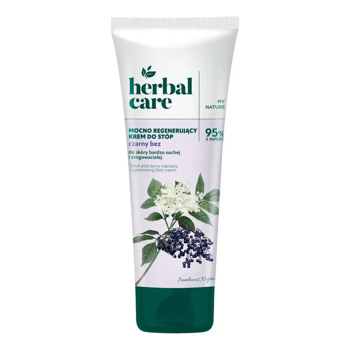 Farmona Herbal Care Mocno regenerujący krem do stóp - Czarny Bez 100ml