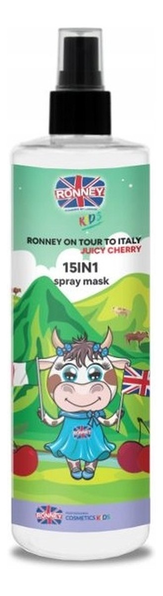 Kids on tour to italy 15in1 spray mask maska w sprayu do włosów splątanych i suchych dla dzieci soczysta wiśnia