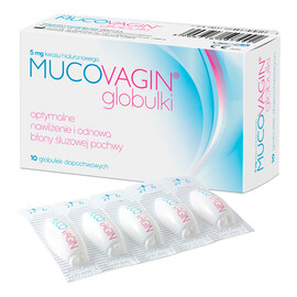 Nawilżające globulki dopochwowe 10szt