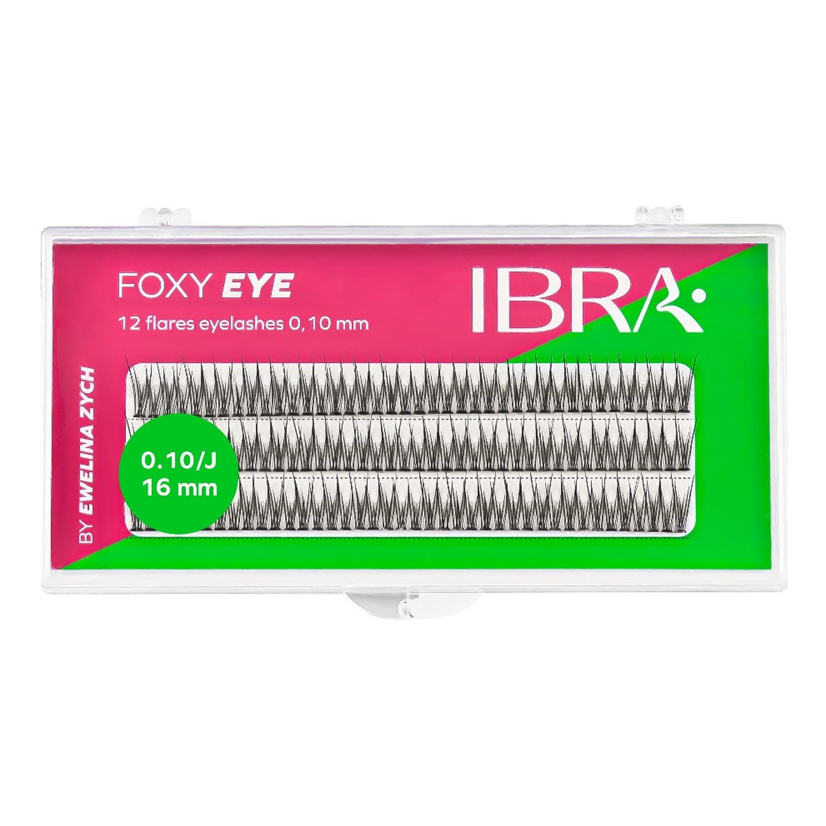Ibra Foxy eye kępki rzęs 16mm 120szt.