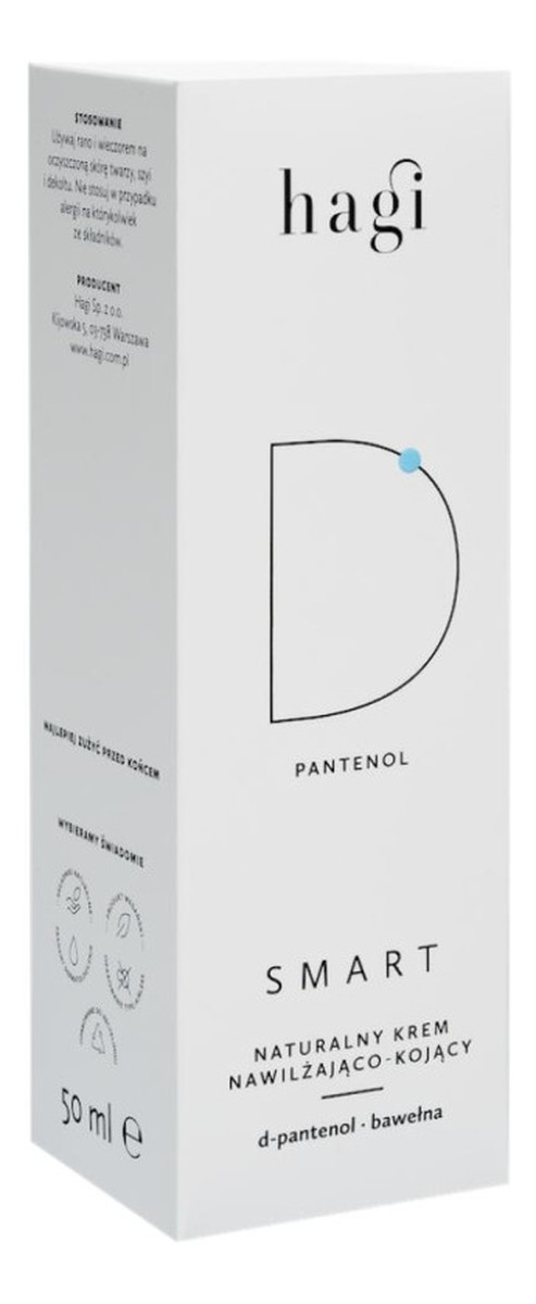 Naturalny krem nawilżająco-kojący z D-pantenolem