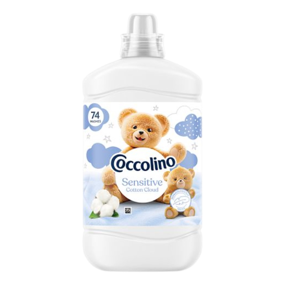 Coccolino Płyn do płukania 1,702L (74 płukań) Sensitive Cotton 1702ml