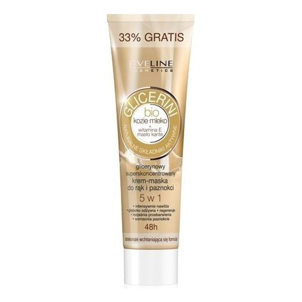 Eveline Glicerini 5w1 glicerynowy superskoncentrowany Krem-maska do rąk i paznokci 100ml