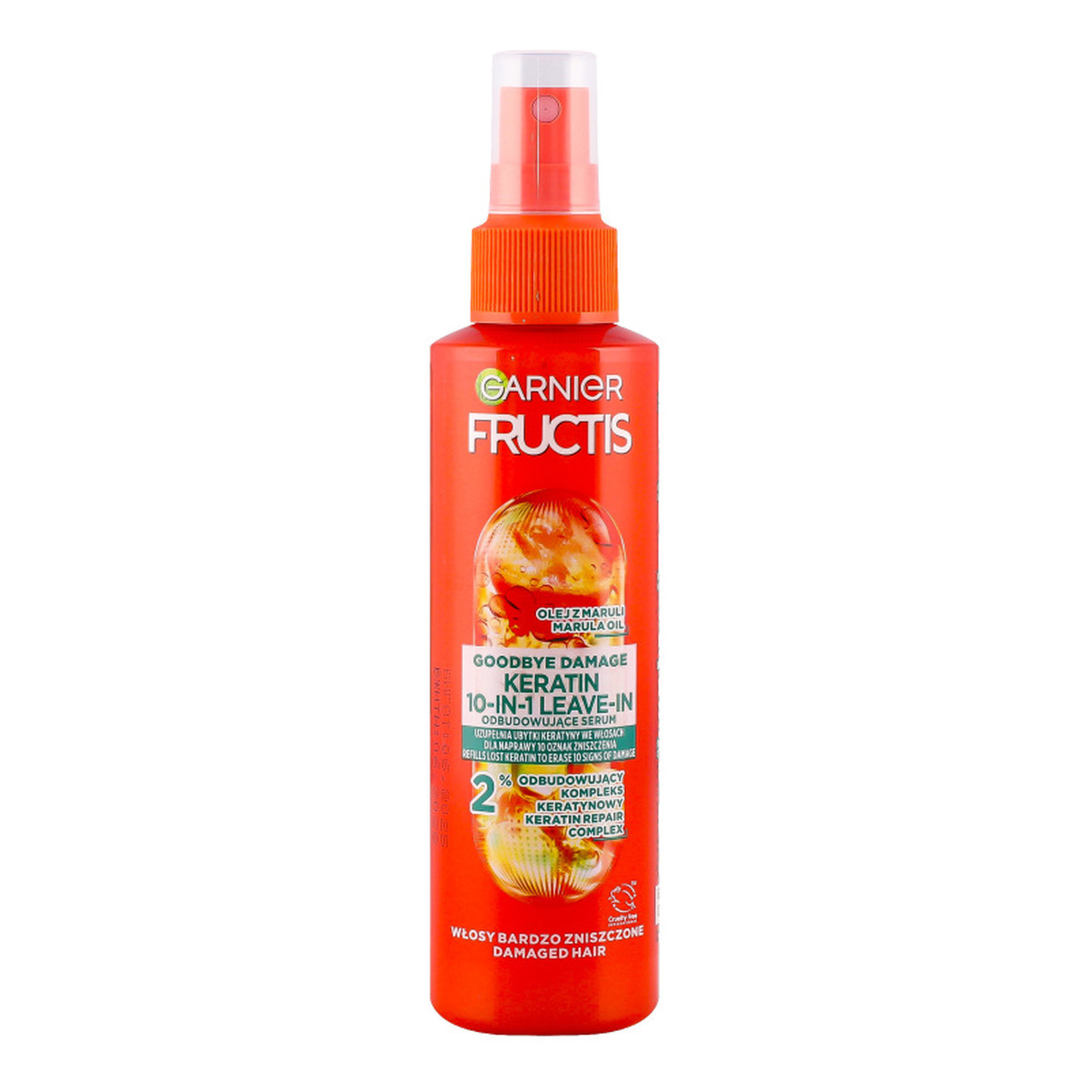 Garnier Fructis Goodbye Damage SOS Keratin odbudowujące serum do włosów w sprayu 150ml