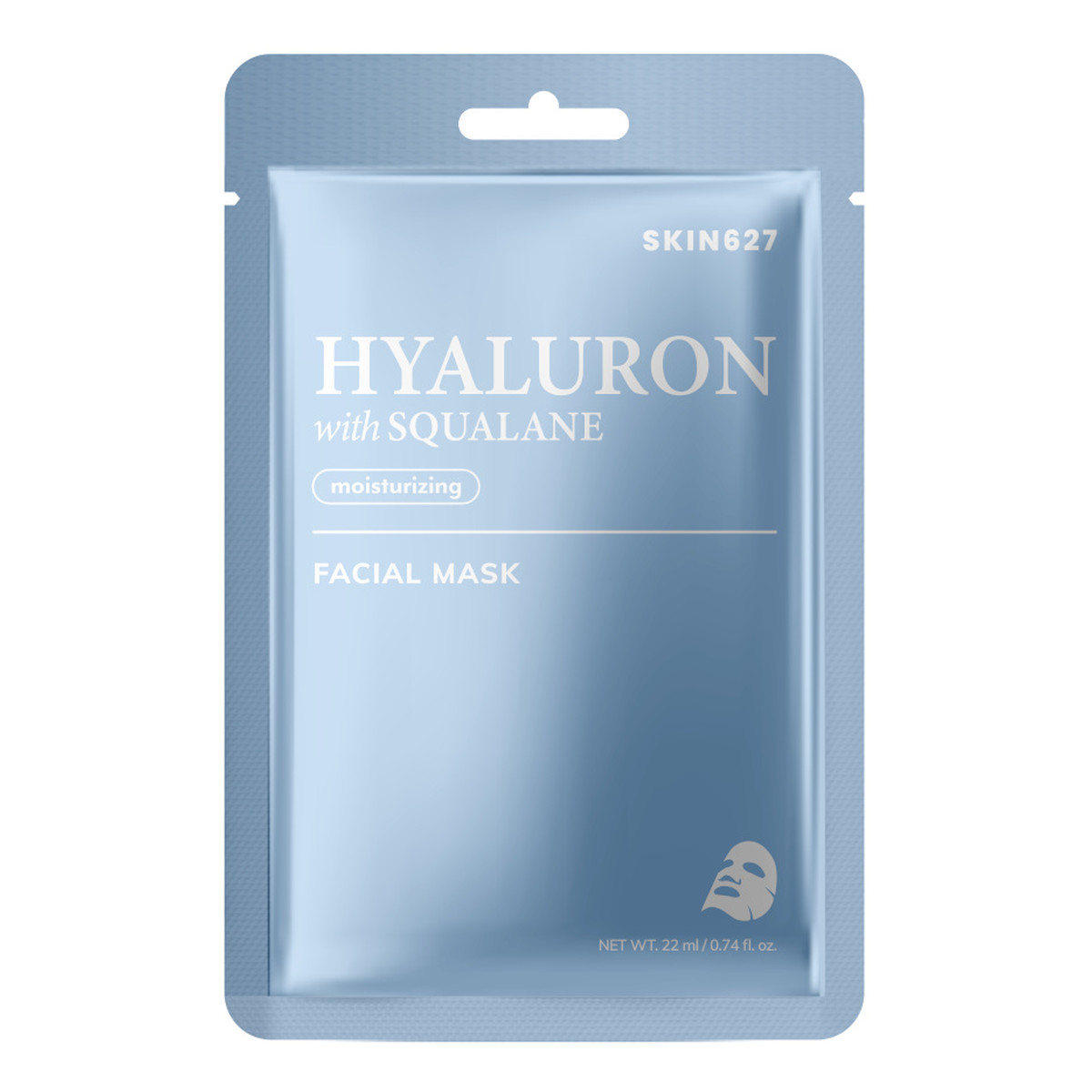 Skin627 Hyaluron with Squalane nawilżająca maska w płachcie 22ml