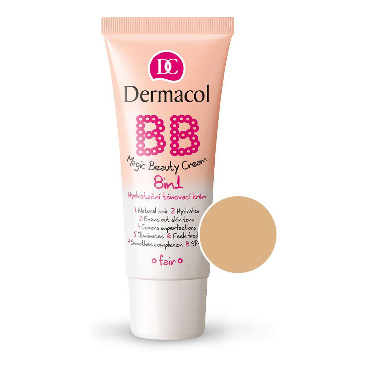 Dermacol BB Magic Beauty tonujący krem nawilżający 8w1 30ml