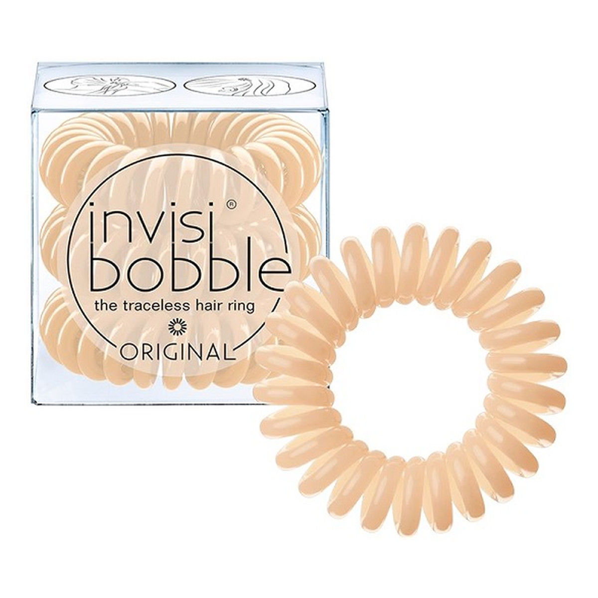 Invisibobble Original 3 gumki do włosów To Be Or Nude To Be