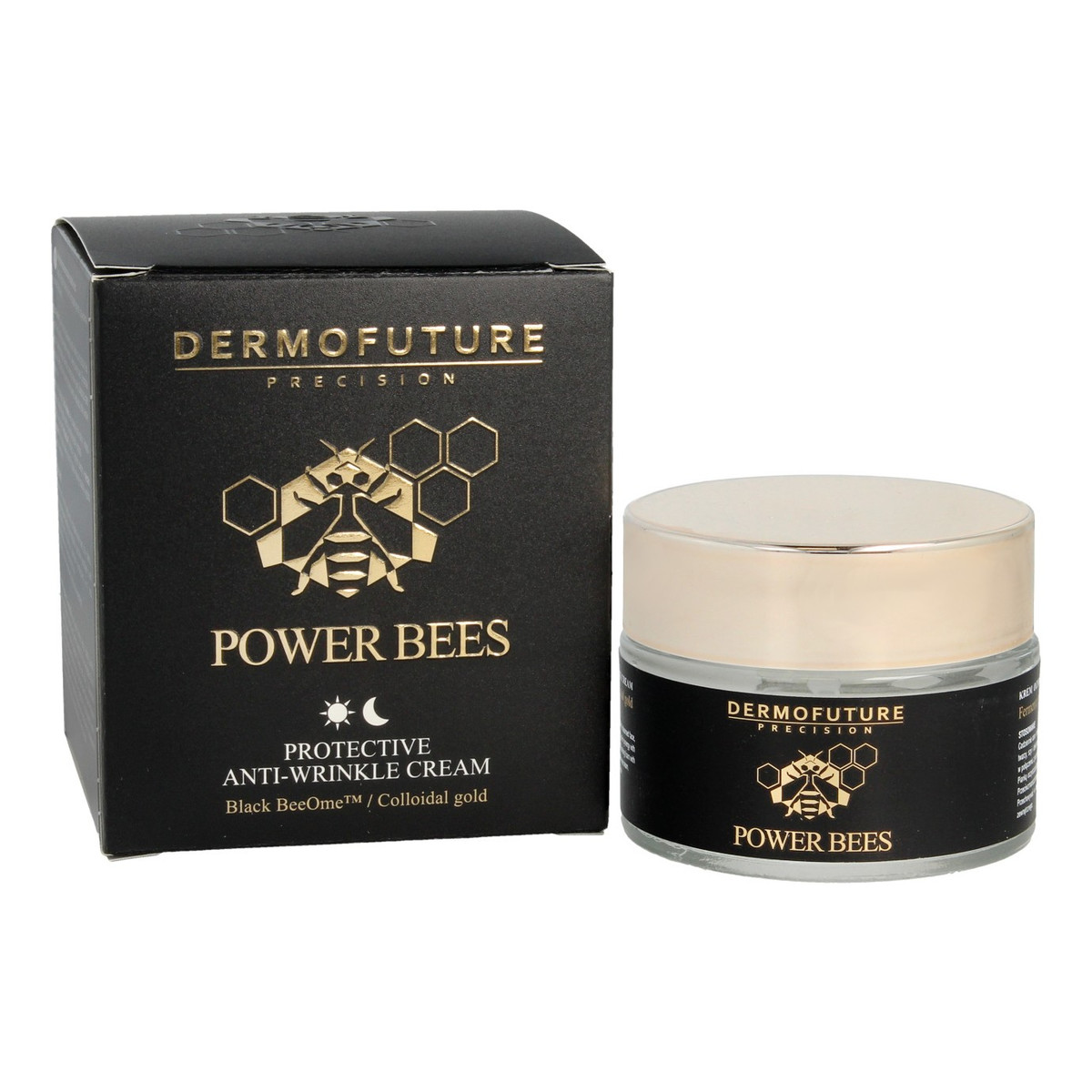 DermoFuture Precision Power Bees Krem ochronny przeciwzmarszczkowy na dzień i noc 50ml