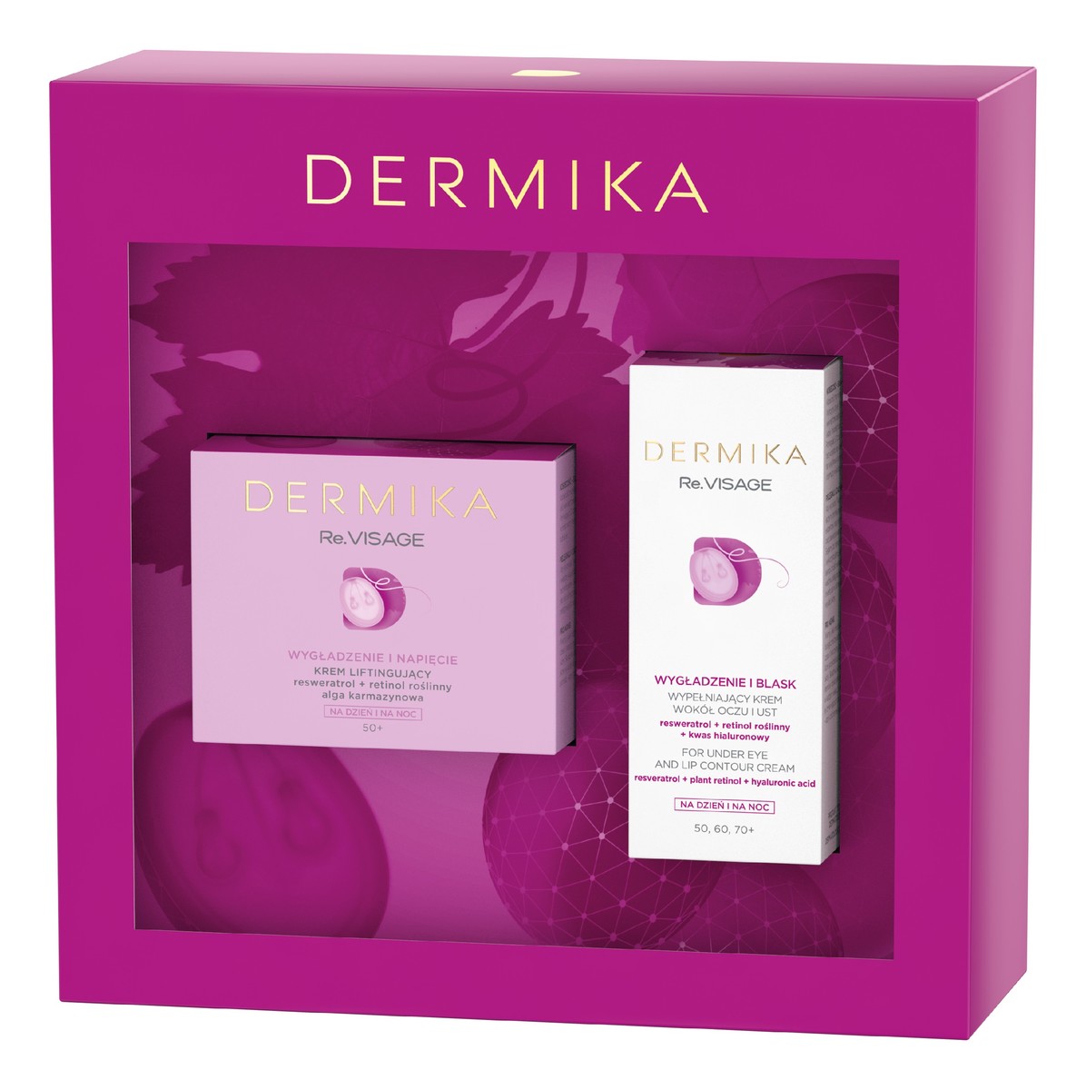 Zestaw prezentowy 50+ (krem na dzień noc 50ml+krem pod oczy 15ml )