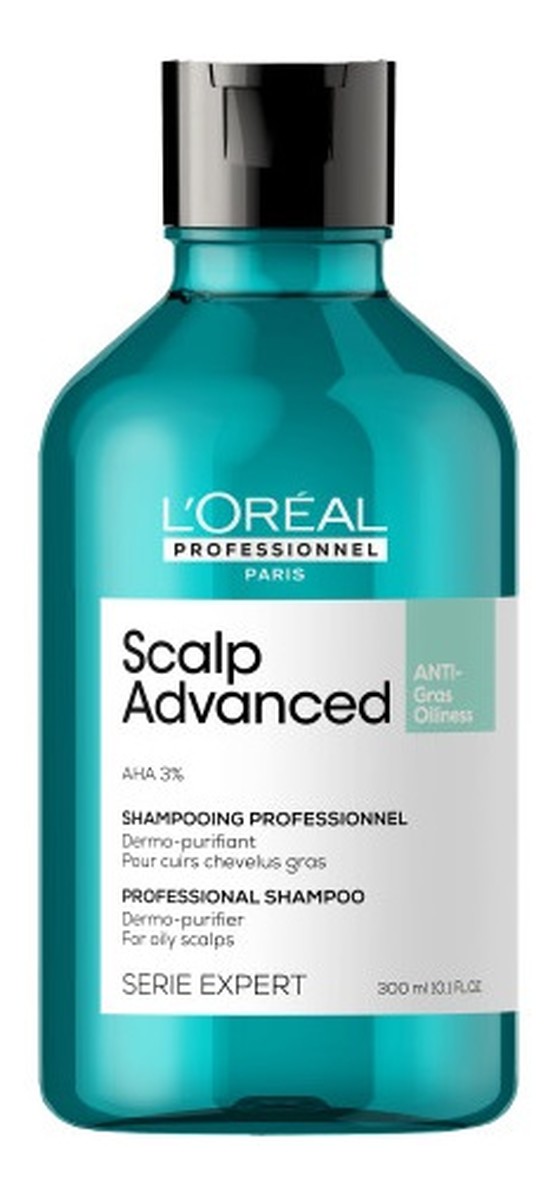 Serie expert scalp advanced shampoo oczyszczający szampon do przetłuszczającej się skóry głowy