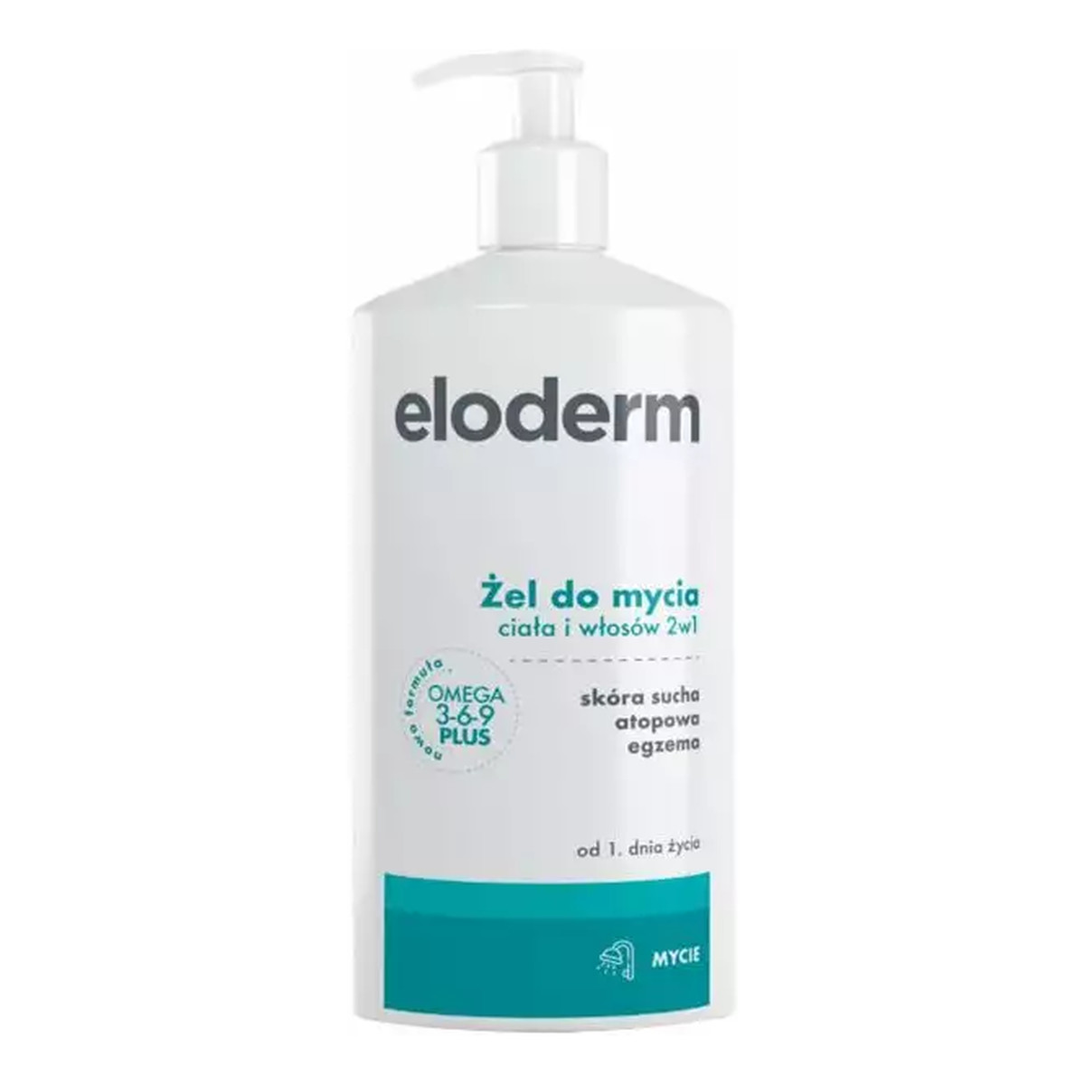 Eloderm Żel do mycia ciała i włosów 2w1 400ml