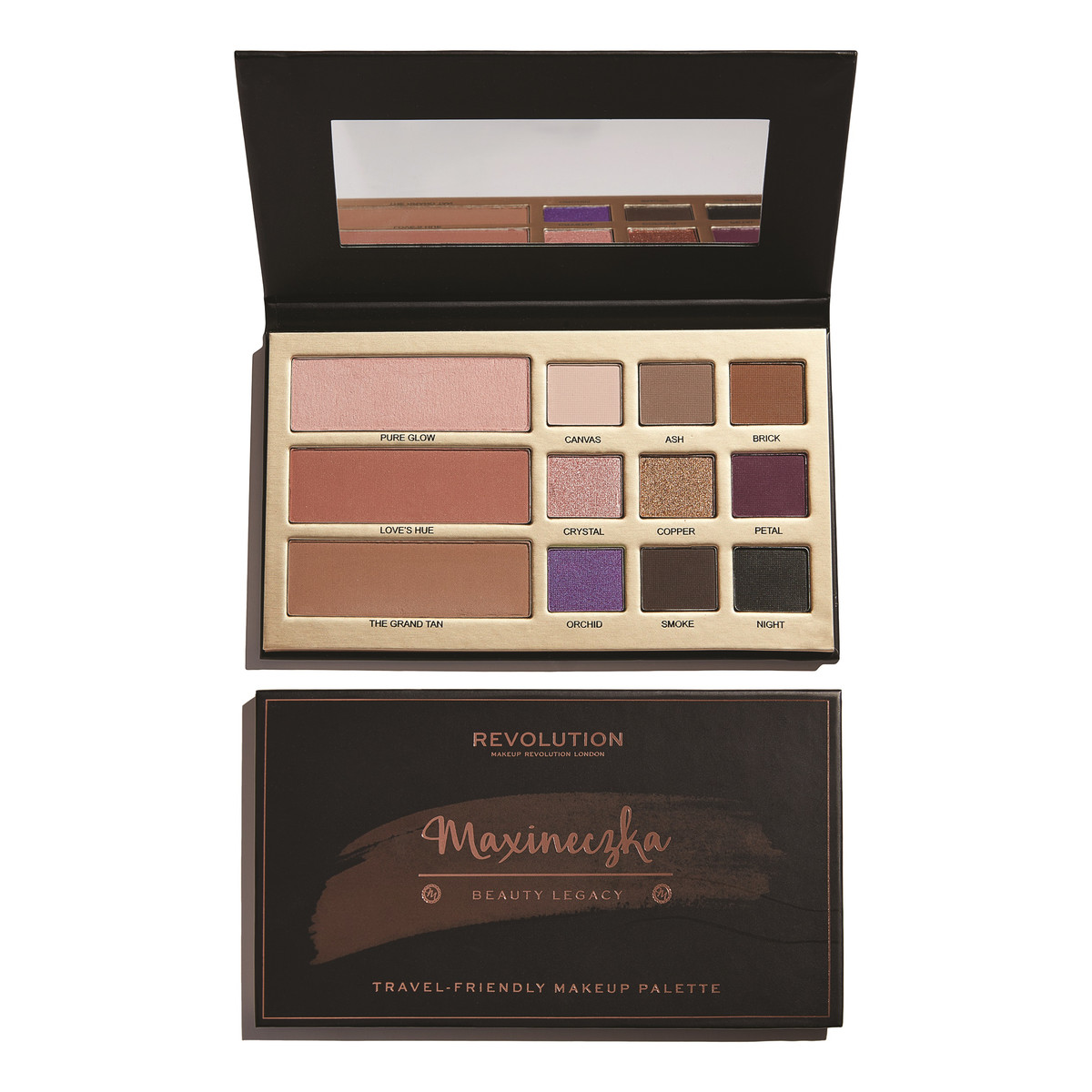 Makeup Revolution Maxineczka Beauty Legacy Paleta do makijażu