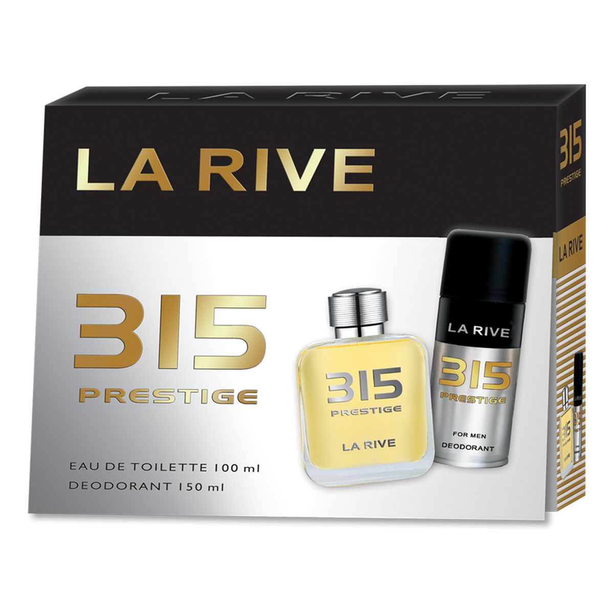 La Rive for Men 315 Prestige Zestaw prezentowy (woda toaletowa 100ml+dezodorant 150ml)