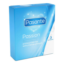 Passion prezerwatywy prążkowane 3szt