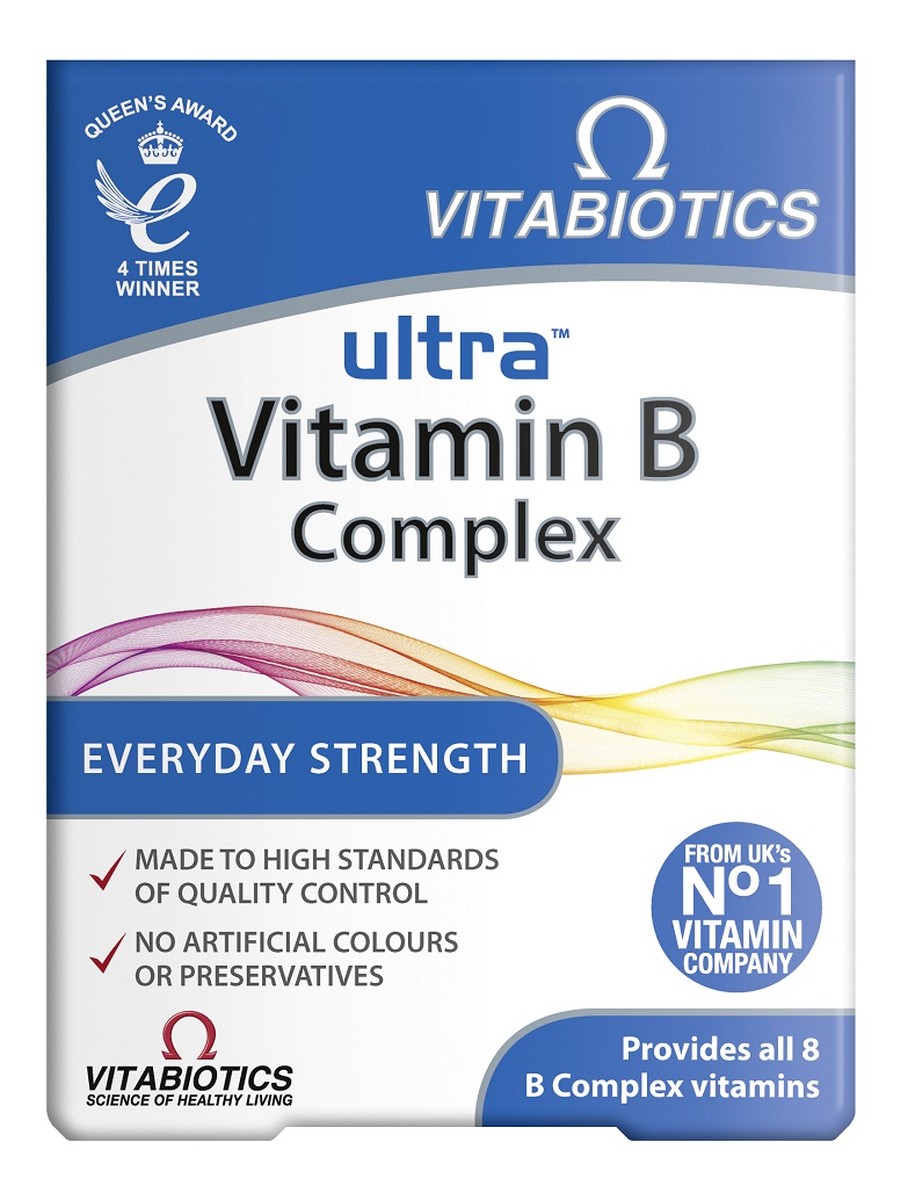 Ultra vitamin b complex suplement diety 60 tabletek