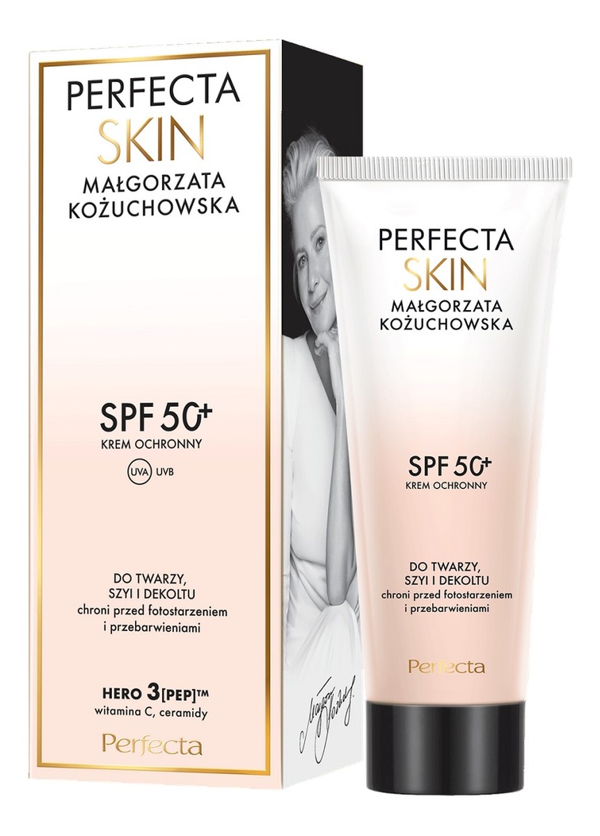 Krem ochronny spf50+ do twarzy szyi i dekoltu