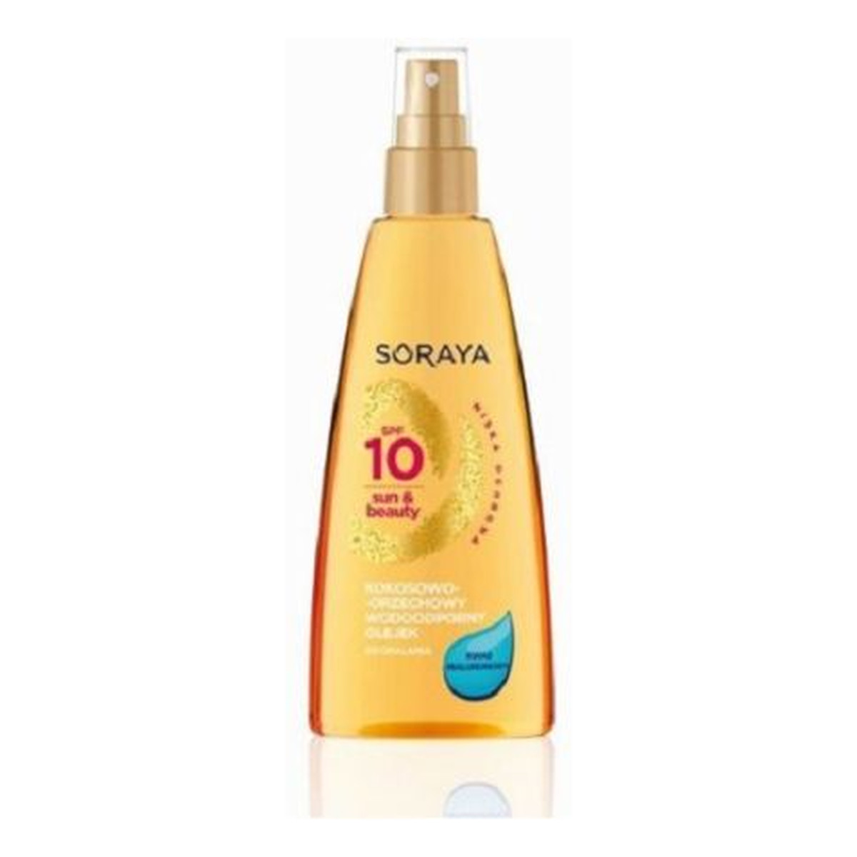 Soraya Soraya Opalanie Olejek do opalania SPF 10 Sun &amp; Beauty kokosowo-orzechowy 150ml