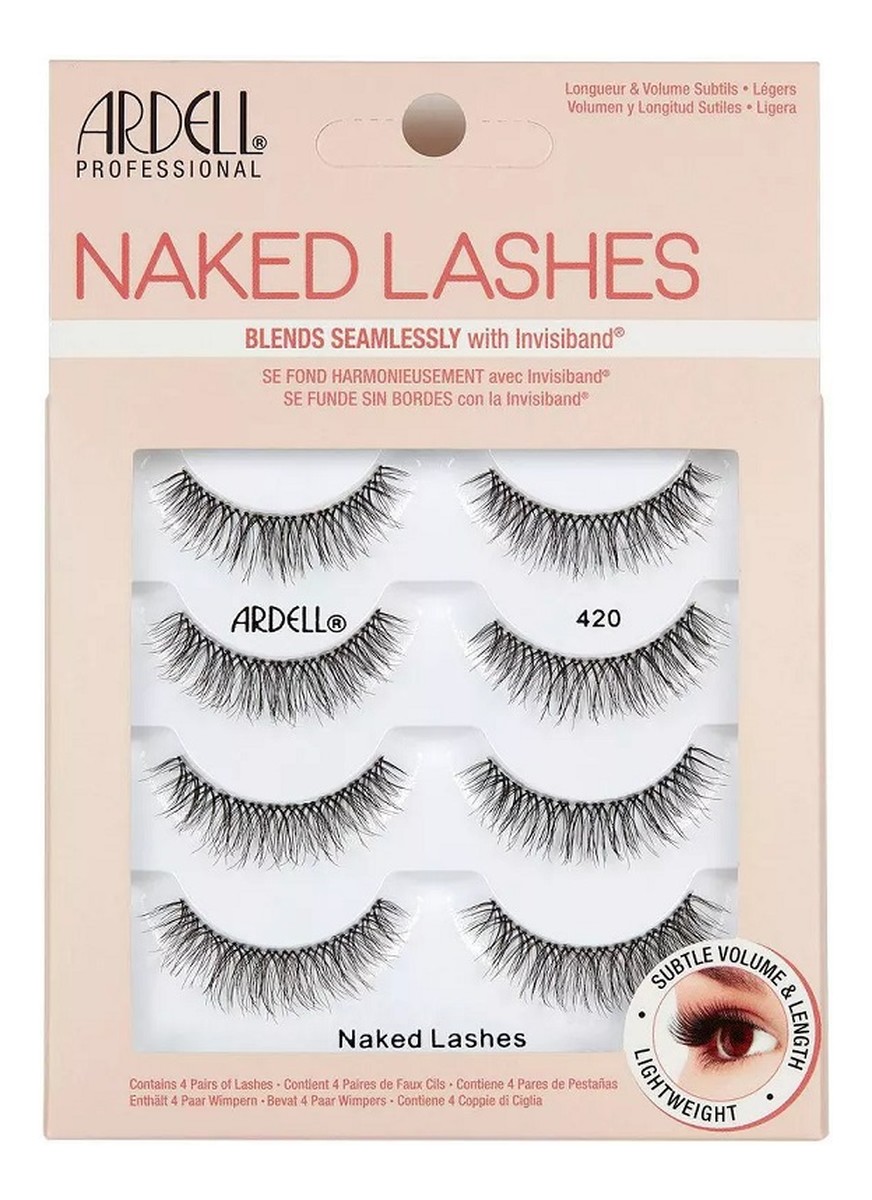 Naked lashes multipack sztuczne rzęsy na pasku 420 black