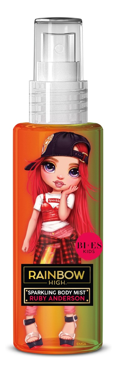 Mgiełka rozświetlająca do ciała dla dzieci rainbow high-ruby anderson
