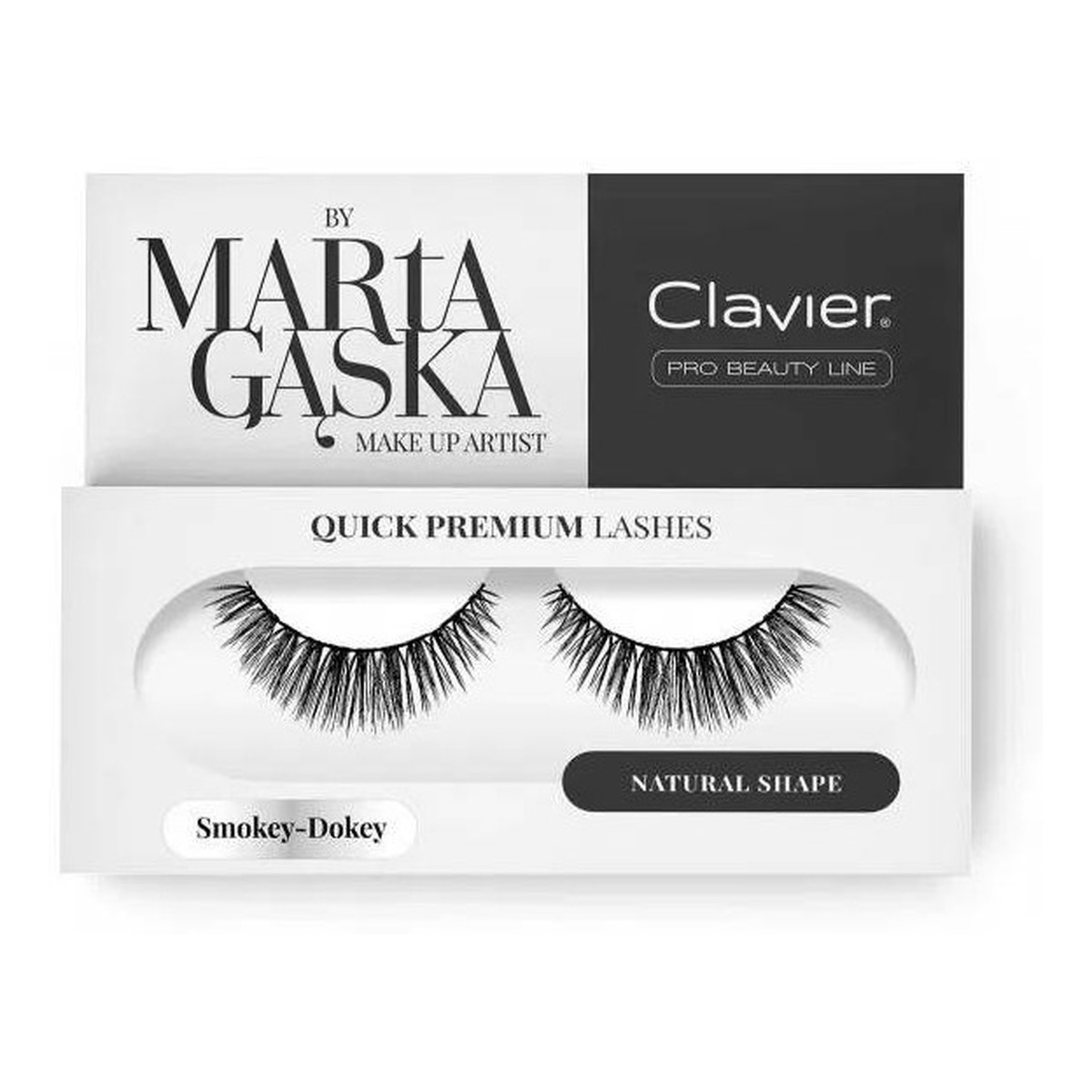 Clavier Quick Premium Lashes rzęsy na pasku Smokey-Dokey 809