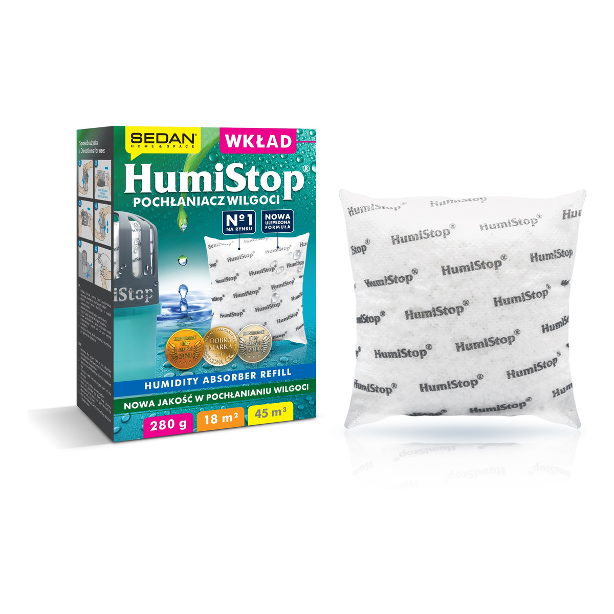 Humistop Wkład do pochłaniacza wilgoci