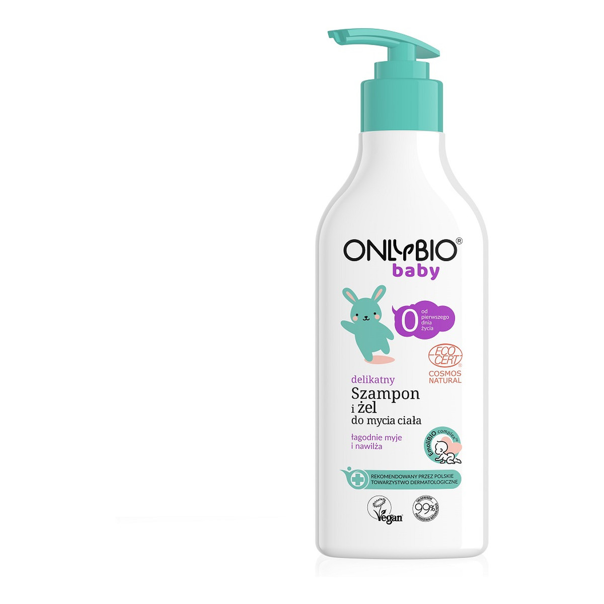 OnlyBio Baby Delikatny szampon i żel do mycia ciała od 1. dnia życia 300ml