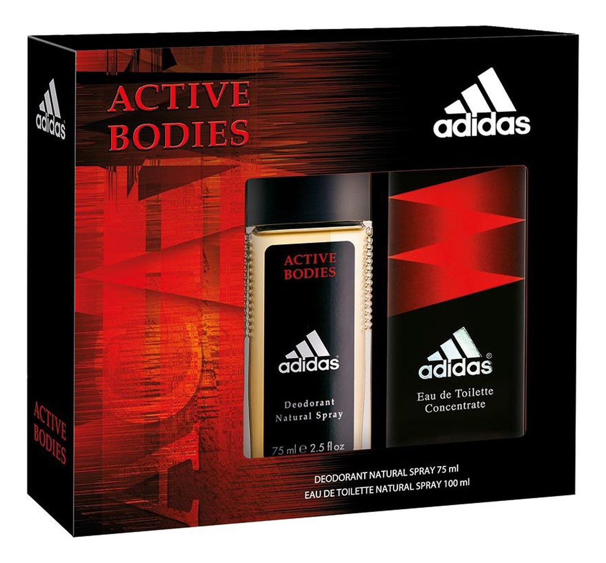 Zestaw (dezodorant perfumowany 75ml + woda toaletowa 100ml)