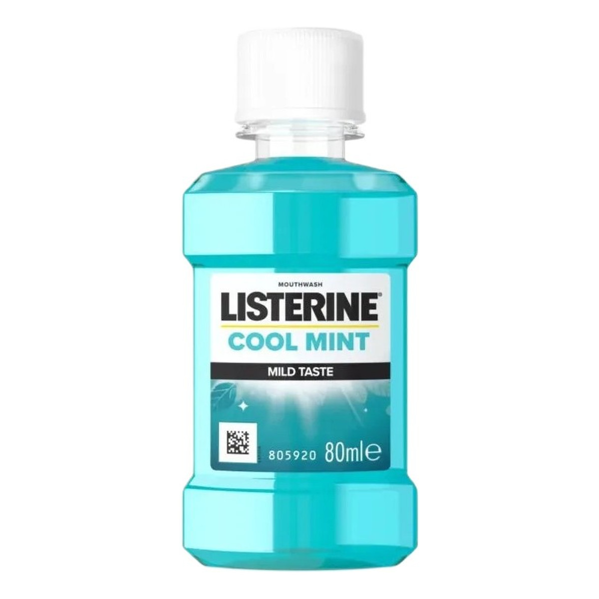 Listerine Cool mint płyn do płukania jamy ustnej łagodny smak 80ml