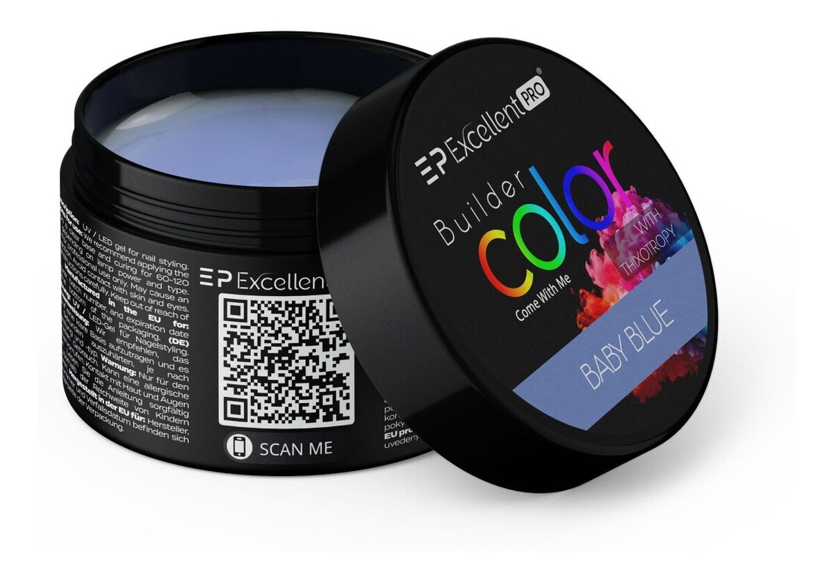 Żel budujący baby blue