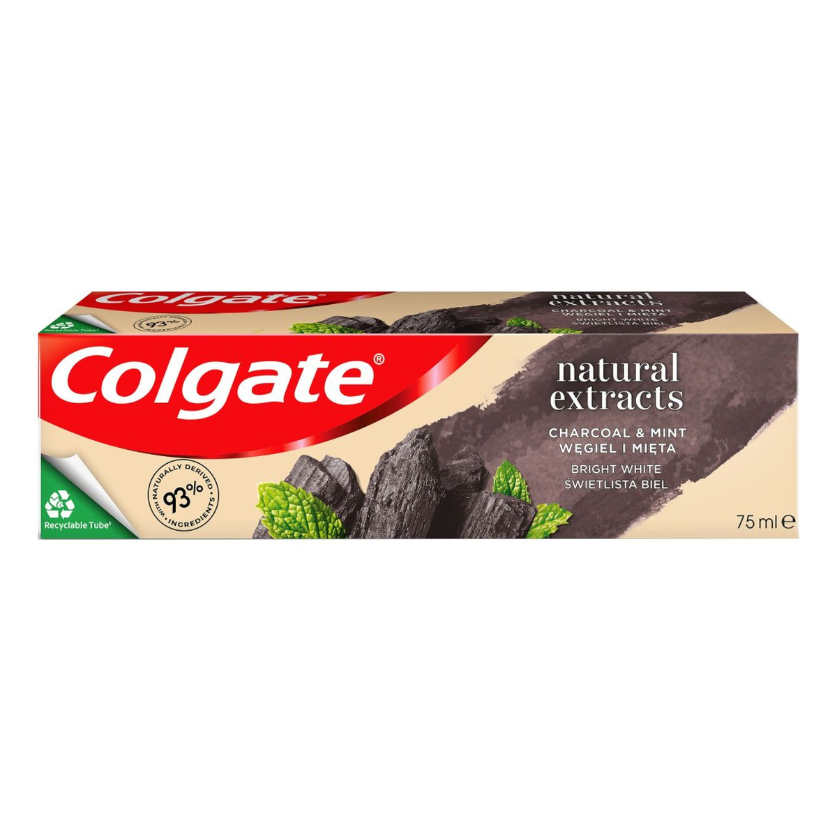 Colgate Natural Extracts Charcoal + White wybielająca pasta do zębów 75ml