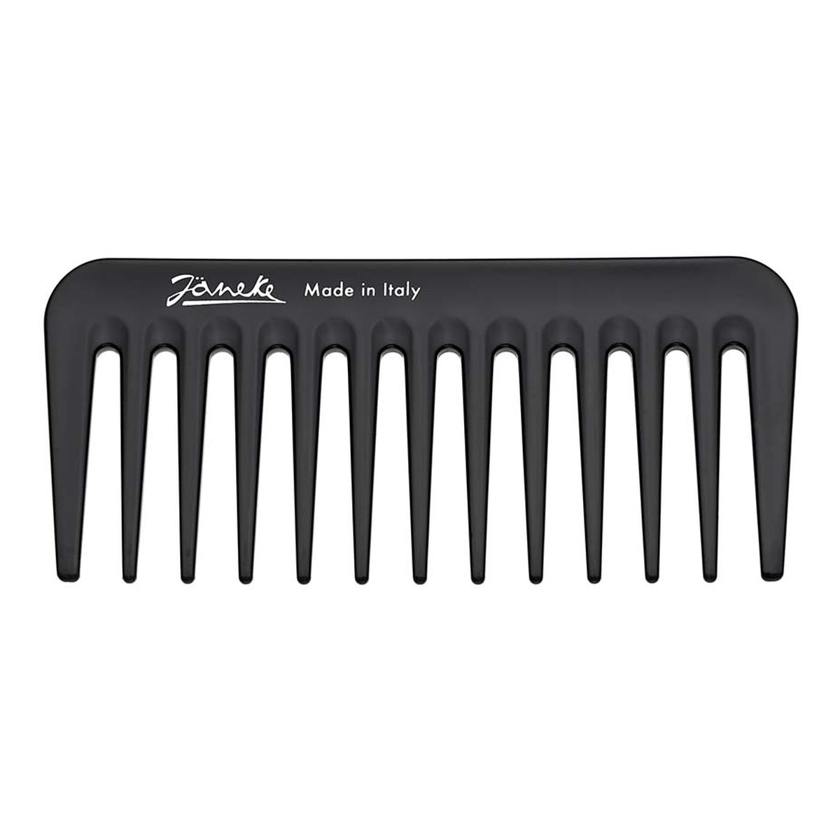 Janeke Mini supercomb mały grzebień do rozczesywania włosów czarny