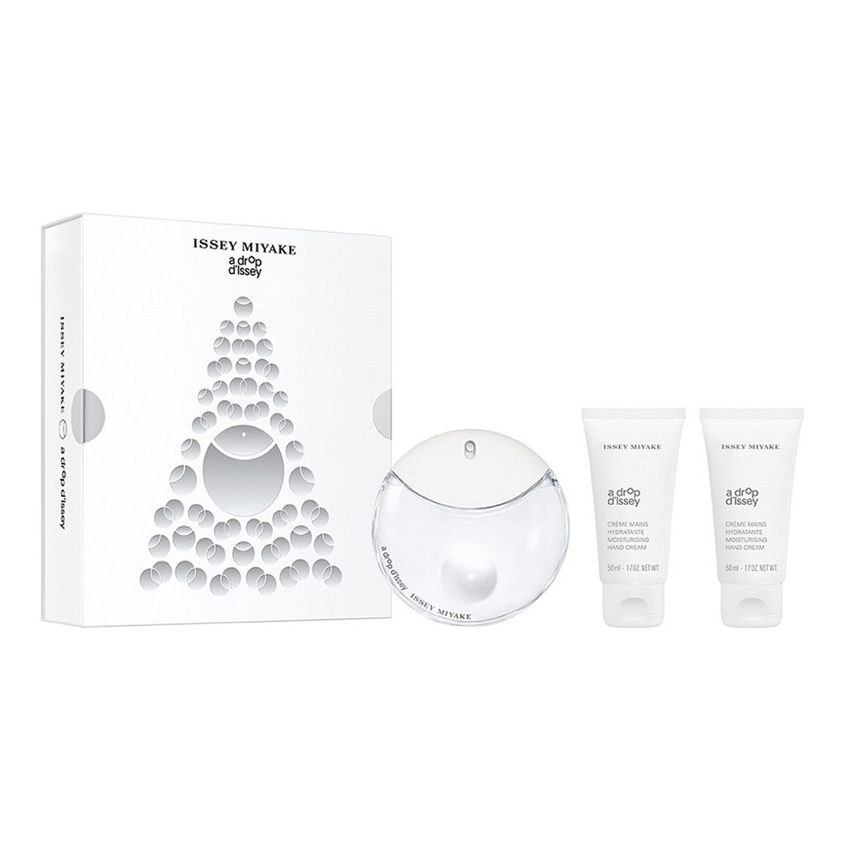 Issey Miyake A Drop D'issey zestaw woda perfumowana spray + nawilżający krem do rąk 2x50ml