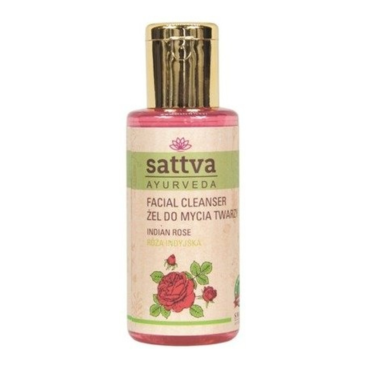 Sattva Herbal Facial Cleanser Żel Do Mycia Twarzy Róża Indyjska 100ml